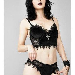 Shared Photo by Lucifer's Lust with the username @LucifersLust,  April 5, 2024 at 2:39 AM. The post is about the topic Goth Girls