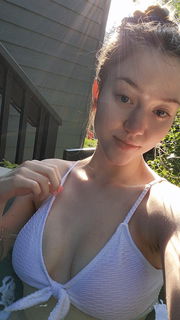 Photo by Jade with the username @Jade-Love, who is a star user,  March 8, 2022 at 8:30 AM. The post is about the topic Teen and the text says 'Missing bikini weather!
#bounce #jiggle #bikini #cleavage #teen #cute #smile #nomakeup #naturalbeauty #allnatural #boobs #brunette #paleskin #smiley #sexy #beautiful #onlyfans #outdoors #pretty'