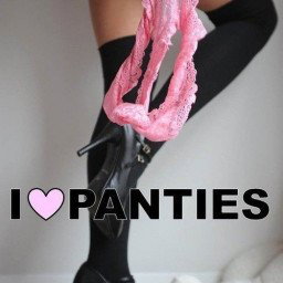 Shared Photo by Teezit with the username @Teezit,  October 10, 2021 at 8:47 PM and the text says 'Only wear panties. Everyday
👗👙👠💋💋'