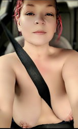 Photo by Hitgirly with the username @Hitgirly, who is a verified user,  October 5, 2021 at 10:04 AM. The post is about the topic MILF and the text says 'on my way to work'