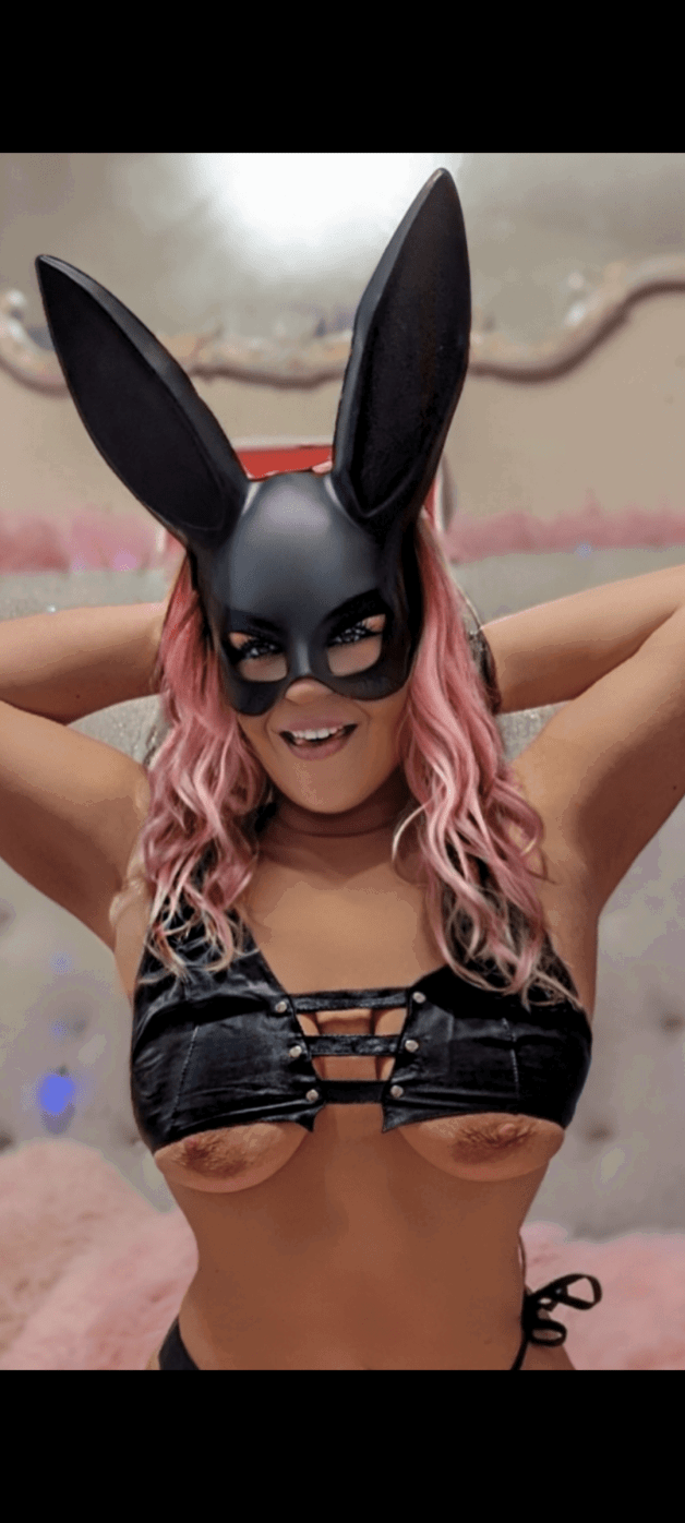 Watch the Photo by Hitgirly with the username @Hitgirly, who is a verified user, posted on October 2, 2022. The post is about the topic Amateurs. and the text says '31 Days of Halloween starts with a Bad Bunny!'