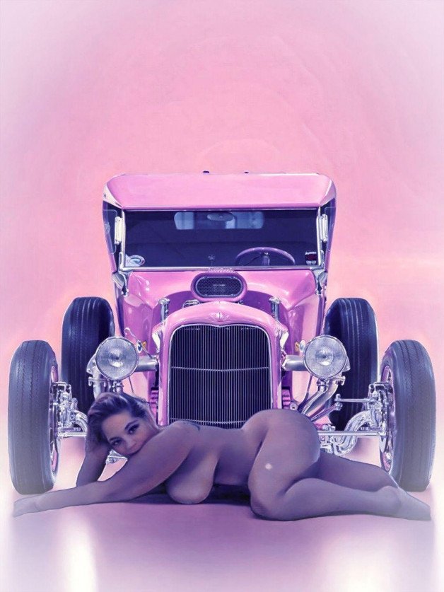 Photo by Hitgirly with the username @Hitgirly, who is a verified user,  June 20, 2024 at 3:00 PM. The post is about the topic Amateur and the text says 'Car show this weekend...Imma put this ass in best in class!'