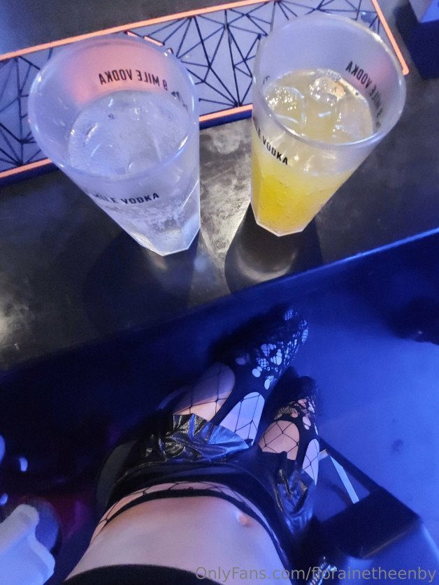 Photo by Floraine the Enby with the username @florainetheenby,  October 28, 2023 at 7:21 AM. The post is about the topic Sissy and the text says 'Whore at the bar. Would you buy me a drink?'