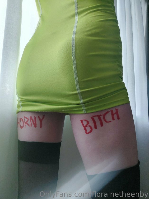 Photo by Floraine the Enby with the username @florainetheenby,  July 13, 2023 at 1:03 PM. The post is about the topic Humiliating body writings and texts and the text says 'I was given the task to make and post these. Thank you. I am your Bitch. ❤️🔥💋
Check my free Onlyfans in Bio. ✨'