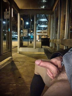 Photo by testudick with the username @testudick,  August 24, 2021 at 9:00 PM. The post is about the topic Gay and the text says 'At the bus stop...

#me #public #cock'