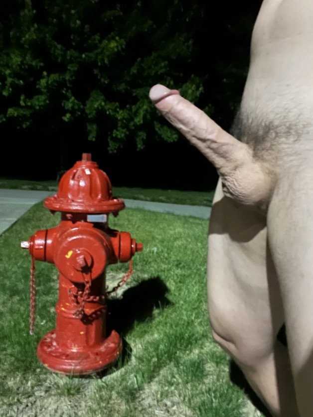 Photo by testudick with the username @testudick,  June 10, 2023 at 11:29 PM. The post is about the topic Gay and the text says 'Another hydrant 
@sikontol'