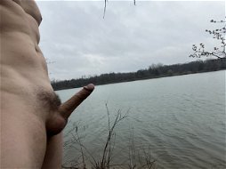 Photo by testudick with the username @testudick,  April 16, 2023 at 12:08 AM. The post is about the topic Nude Beach and the text says 'At the lake..'