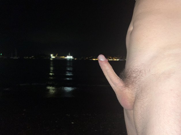 Photo by testudick with the username @testudick,  October 24, 2023 at 9:11 PM. The post is about the topic GoOutdoors and the text says 'On the beach at night..'