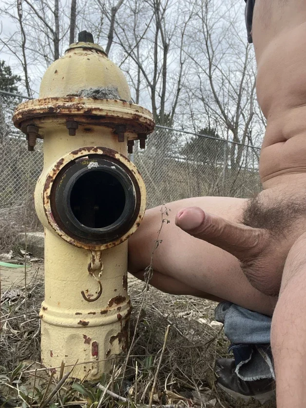 Photo by testudick with the username @testudick,  March 28, 2024 at 7:57 AM. The post is about the topic Outdoor or public and the text says 'another hydrant'
