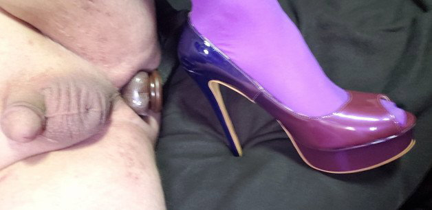 Photo by SexyLadyandSissySlut with the username @SexyLadyandSissySlut,  September 16, 2021 at 8:11 AM. The post is about the topic balls cocks sissy gay dildo and the text says '#gay #bi #bisxual #ass #anal #heels #sissy'