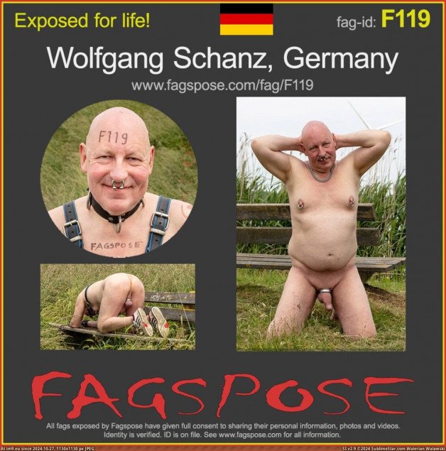 Photo by exposureslave1 with the username @exposureslave1, who is a verified user,  December 7, 2024 at 8:24 PM and the text says 'http://www.wolfgangschanz.de/'