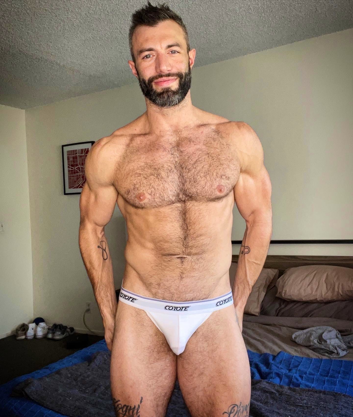 Photo by Ultra-Masculine-XXX with the username @Ultra-Masculine-XXX,  March 6, 2022 at 6:49 PM. The post is about the topic Gay Hairy Men and the text says 'Cole Connor #ColeConnor #hairy #muscle #daddy #beard'