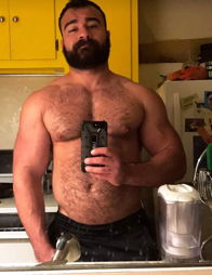 Photo by Ultra-Masculine-XXX with the username @Ultra-Masculine-XXX,  April 19, 2022 at 4:02 PM. The post is about the topic Gay Bears and the text says 'Mike Mazz #MikeMazz #hairy #muscle #bear #beard'