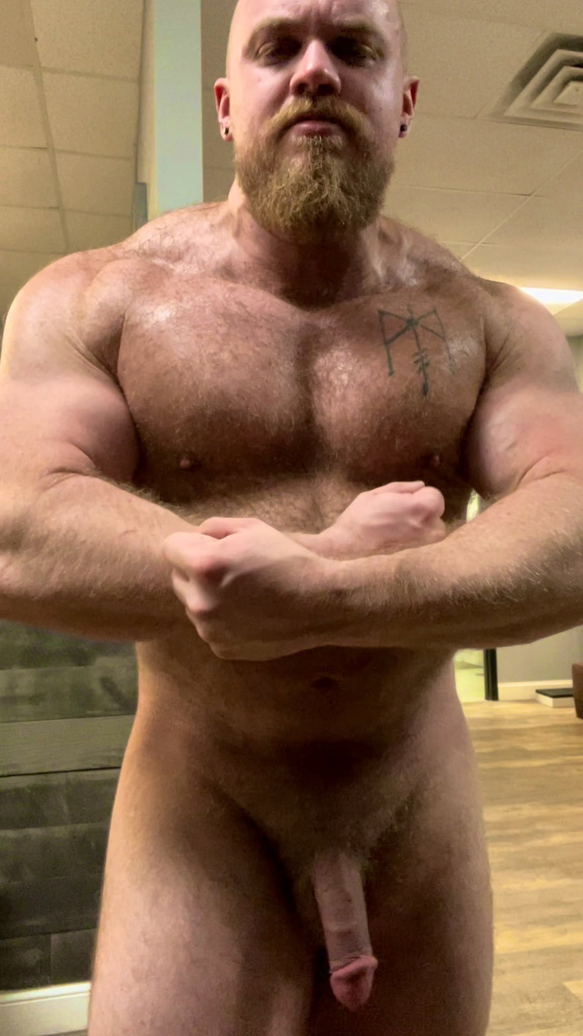Photo by Ultra-Masculine-XXX with the username @Ultra-Masculine-XXX,  February 2, 2023 at 3:58 AM. The post is about the topic Gay Bears and the text says 'Ken a.k.a. GingerRilla #Ken #GingerRilla #hairy #muscle #bear #beard'