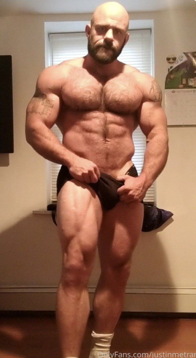 Watch the Photo by Ultra-Masculine-XXX with the username @Ultra-Masculine-XXX, posted on February 12, 2022. The post is about the topic Bodybuilders. and the text says 'Justin Metrando #JustinMetrando #hairy #muscle #hunk #bodybuilder'
