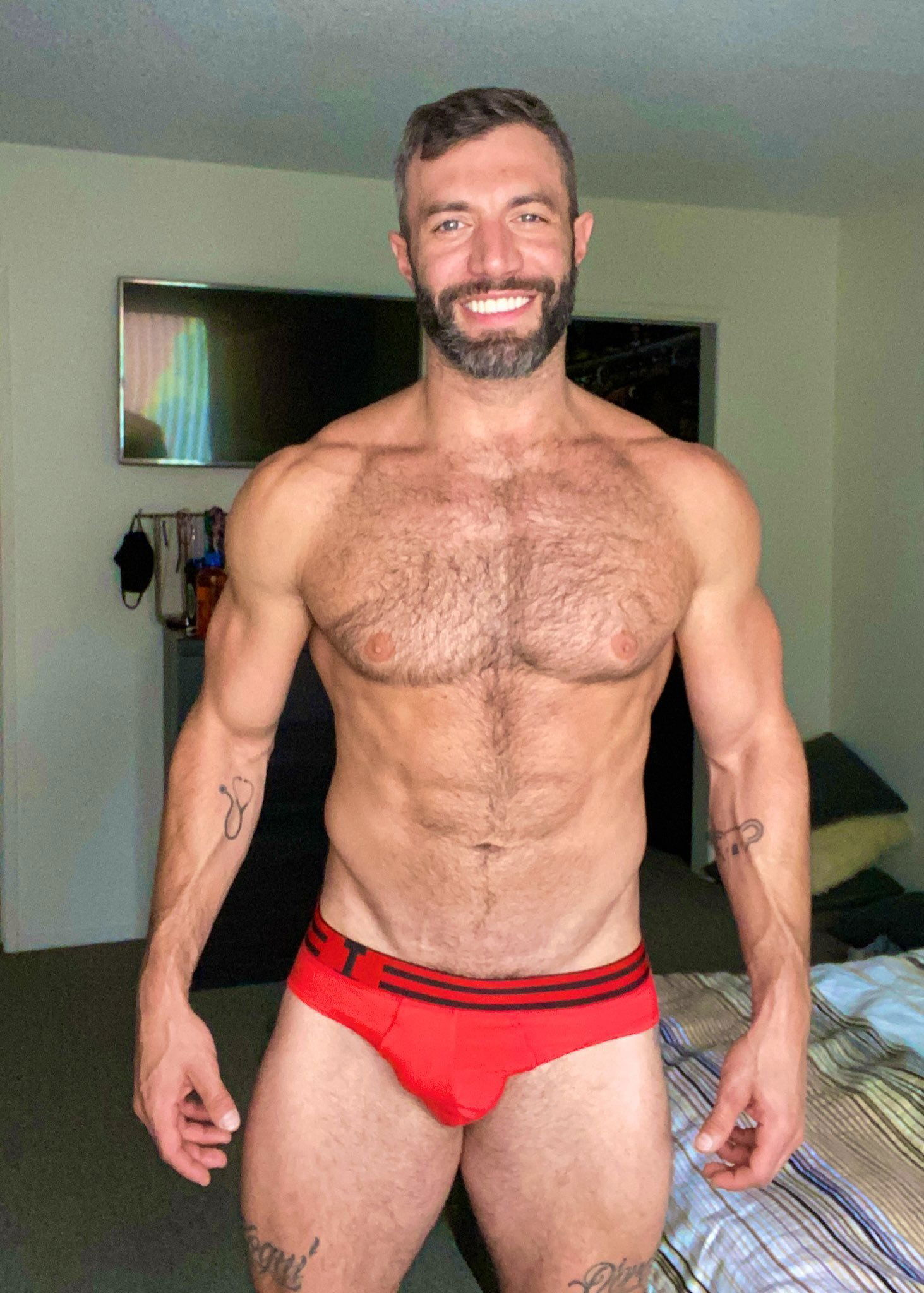 Photo by Ultra-Masculine-XXX with the username @Ultra-Masculine-XXX,  March 6, 2022 at 6:49 PM. The post is about the topic Gay Hairy Men and the text says 'Cole Connor #ColeConnor #hairy #muscle #daddy #beard'