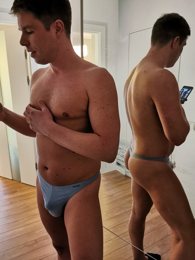 Watch the Photo by bigreg with the username @bigreg, who is a verified user, posted on September 6, 2021. The post is about the topic Mens Thongs & G-Strings. and the text says 'Crossing my own borders'