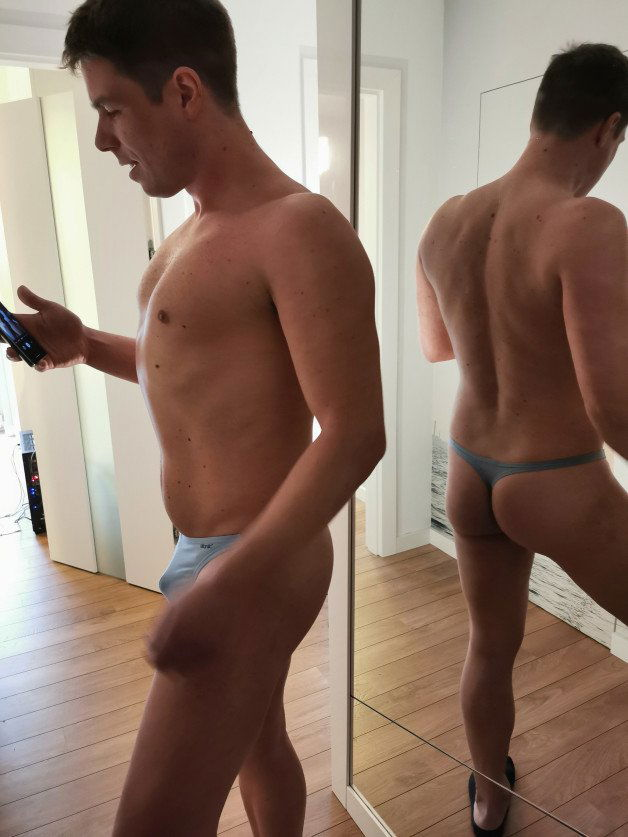 Watch the Photo by bigreg with the username @bigreg, who is a verified user, posted on September 6, 2021. The post is about the topic Mens Thongs & G-Strings. and the text says 'Crossing my own borders'