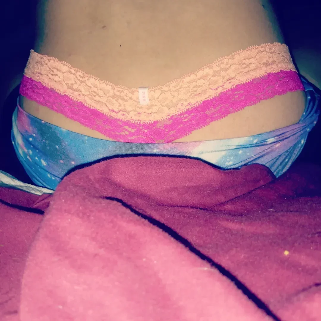 Photo by VsPinkLover88 with the username @VsPinkLover88,  April 18, 2022 at 4:43 PM. The post is about the topic Sissy and the text says 'took some thongs pics and my buttplug decided to say hi'