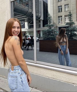 Photo by 2021SS with the username @2021SS,  February 11, 2022 at 4:02 AM. The post is about the topic Flashers and Public Nudes and the text says 'Artsy public y window reflection'