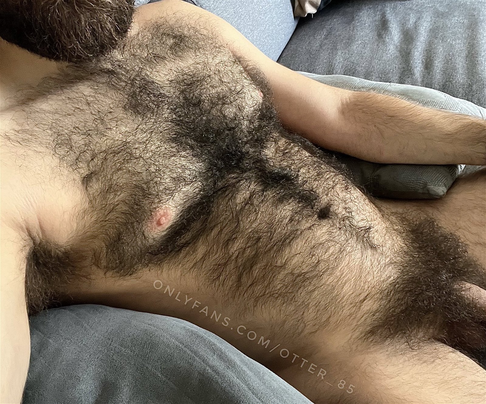 Shared Photo by stonerguy95 with the username @stonerguy95, who is a verified user,  June 22, 2023 at 11:44 PM and the text says 'Love an extremely hairy body like this where there is still lots of definition - treasure trail, great hair patterns, nipples!'