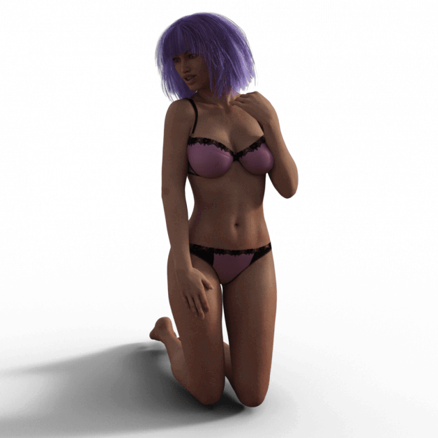 Photo by Sumpfbiber with the username @Sumpfbiber,  August 26, 2021 at 1:12 AM. The post is about the topic 3D Rendering anyone? and the text says 'Yay, here are some lingerie and robe renders. Had a hard time finding the balance point between lights and shadows. Mostly had to many artifacts in the hair, as it wouldn't get enough light throughout the render process.
Waddya think? Would you mix it up..'