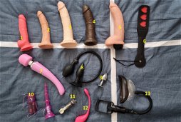 Photo by Ada with the username @Virtualfantasydream, who is a star user,  April 15, 2024 at 9:13 AM. The post is about the topic Sex Toys and the text says 'Which toy should I use in the next clip? 🤔'