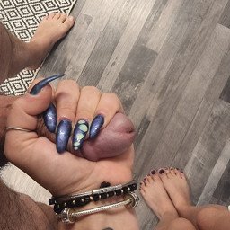 Photo by Ada with the username @Virtualfantasydream, who is a star user,  November 13, 2021 at 2:55 AM. The post is about the topic Slut Nails and the text says 'Cock & Nails
#amateurs #amateur'