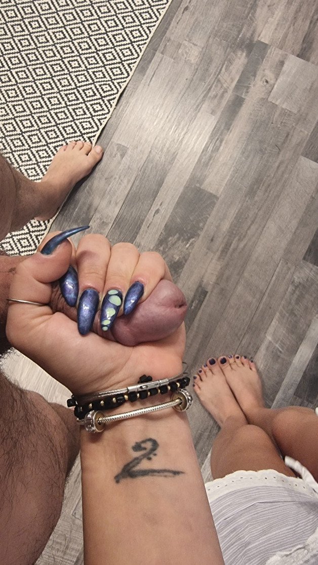 Photo by Ada with the username @Virtualfantasydream, who is a star user,  November 13, 2021 at 2:55 AM. The post is about the topic Slut Nails and the text says 'Cock & Nails
#amateurs #amateur'