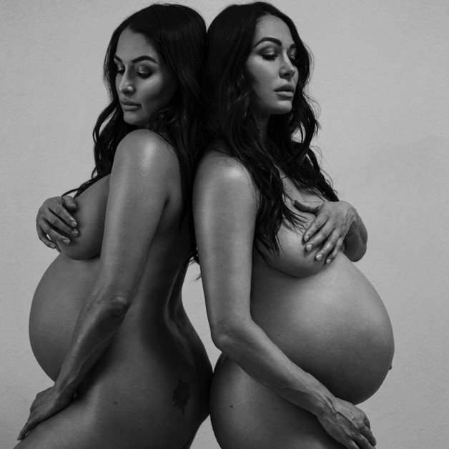 Photo by WrestleXXX with the username @WrestleXXX,  September 8, 2021 at 3:56 AM. The post is about the topic Nude World of Wrestling and the text says 'The Bella Twins #WWE'
