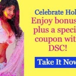 Photo by DSCLiveChat with the username @DSCLiveChat, who is a brand user,  March 25, 2024 at 8:49 AM and the text says '#HappyHoli to all our DSC members!

Celebrate the festival of colours with crazy bonuses and a special coupon that will make your token recharges doubly delightful.

Stay colourful, stay naughty! 🎨✨
https://www.dscgirls.live/?affid=ShareSome..'