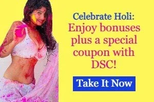 Photo by DSCLiveChat with the username @DSCLiveChat, who is a brand user,  March 25, 2024 at 8:49 AM and the text says '#HappyHoli to all our DSC members!

Celebrate the festival of colours with crazy bonuses and a special coupon that will make your token recharges doubly delightful.

Stay colourful, stay naughty! 🎨✨
https://www.dscgirls.live/?affid=ShareSome..'