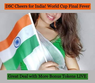 Photo by DSCLiveChat with the username @DSCLiveChat, who is a brand user,  June 28, 2024 at 12:06 PM and the text says '#WorldCupFinal  𝗙𝗲𝘃𝗲𝗿  is on @DSCLiveChat! 
#Cheer4India 𝘄𝗶𝘁𝗵 𝗨𝘀! 𝗚𝗲𝘁 𝗘𝘅𝘁𝗿𝗮 𝗧𝗼𝗸𝗲𝗻𝘀 𝗳𝗼𝗿 𝗛𝗼𝘁 𝗖𝗵𝗮𝘁𝘀!

Join our stunning #Indian models.

Enjoy 𝗹𝗶𝘃𝗲 𝘃𝗼𝗶𝗰𝗲 & 𝘃𝗶𝗱𝗲𝗼 𝗰𝗵𝗮𝘁𝘀 on >>>..'