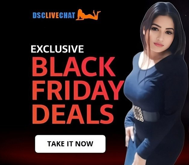 Photo by DSCLiveChat with the username @DSCLiveChat, who is a brand user,  November 23, 2023 at 2:55 PM and the text says '🌟 Black Friday Exclusive! 🎉

Enjoy an incredible extra bonus! 🚀✨
DSC lets you enjoy endless naughty cam time with your favourite models only on https://dscgirls.live/?affid=ShareSome

#BlackFriday #SpecialDeal #DontMissOut'