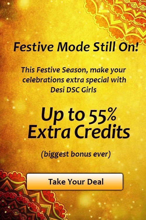 Photo by DSCLiveChat with the username @DSCLiveChat, who is a brand user,  October 28, 2021 at 1:33 PM. The post is about the topic Desi Cam Girlfriend and the text says 'Join us this Festive season and enjoy FREE cam chat bonus'