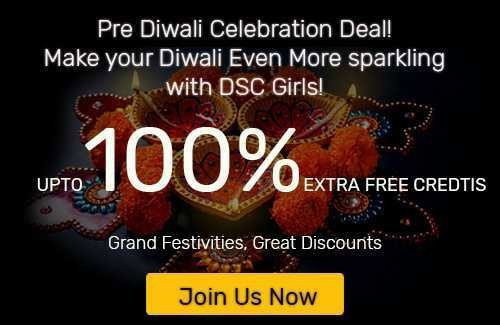 Photo by DSCLiveChat with the username @DSCLiveChat, who is a brand user,  October 31, 2021 at 11:44 AM. The post is about the topic Desi Girls and the text says 'Pre Diwali Celebration Offer!
Start Diwali Masti with 100% Extra FREE Credits. More Credits! More Fun!

Click Here To Join For Free - 👇 ️
https://www.dscgirls.live/?affID=Sharesome⬅️  

Enjoy #LiveStreaming #DesiCamshow #amaturelive #desicams #desicouple..'