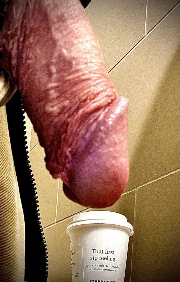 Photo by Sikontol with the username @Sikontol,  March 2, 2024 at 9:43 PM. The post is about the topic Men with coffee and the text says 'First sip tastes best
#cock #kontol #coffee'