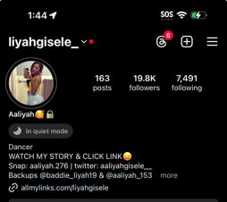 Photo by Aaliyah with the username @liyahgisele, who is a star user,  March 3, 2024 at 7:46 AM and the text says 'follow !'