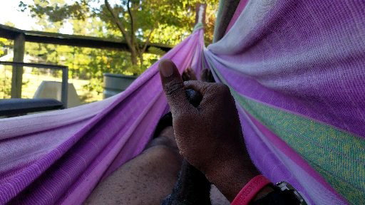 Photo by Kosttamojinn with the username @Kosttamojinn, who is a verified user,  October 13, 2019 at 7:13 PM and the text says 'A little hammock wank. 

#Kosttamojinn'