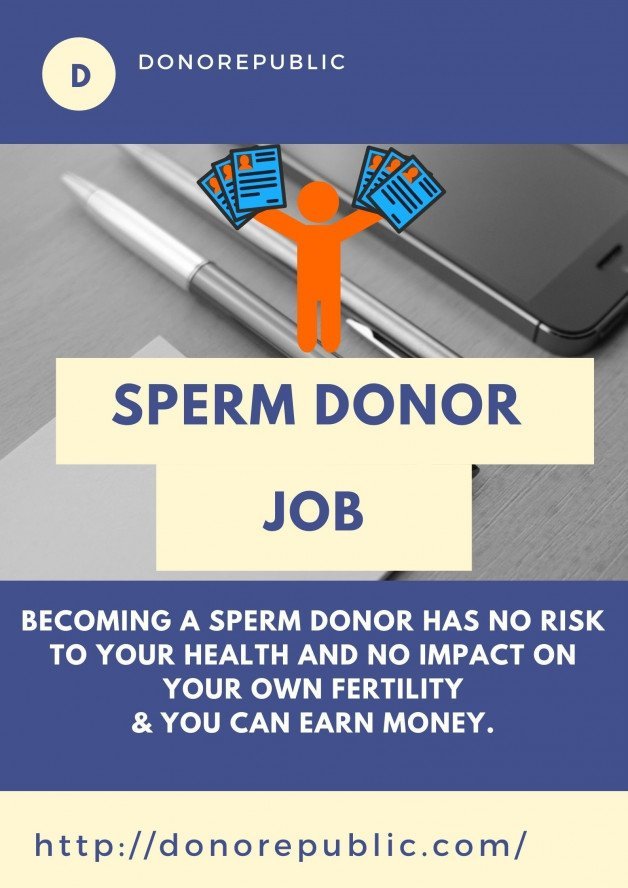 Photo by ravi639 with the username @ravi639,  October 1, 2021 at 9:42 AM and the text says 'When you donate your sperm, you are donating the gift of life, the hope of a child.
Becoming a sperm donor has no risk to your health and no impact on your own fertility
& you can earn money'
