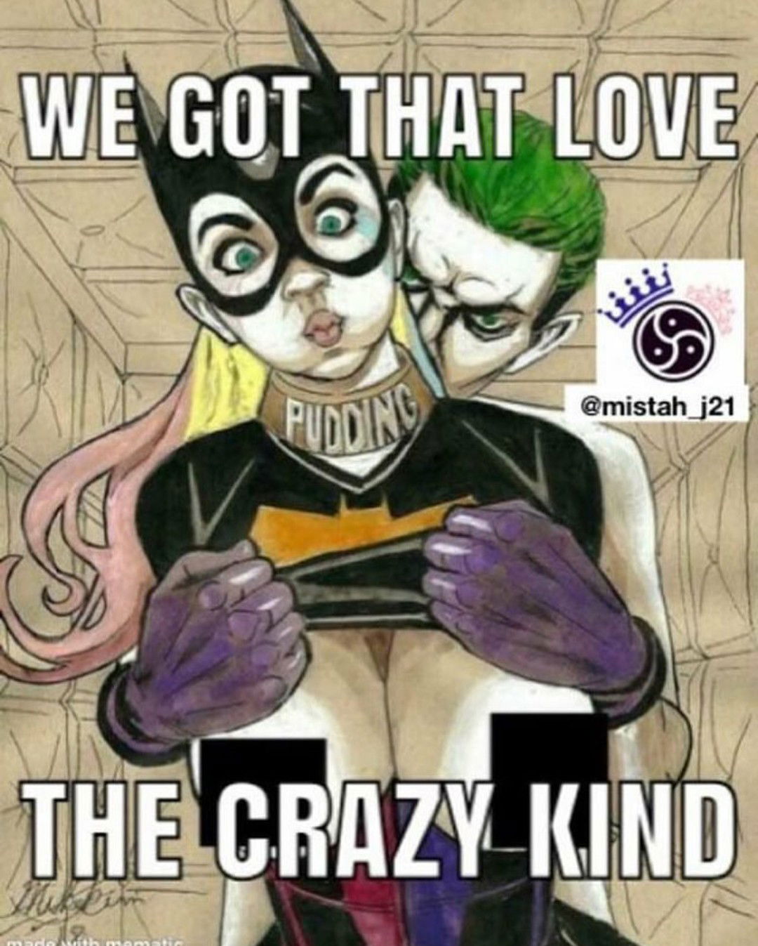 Photo by Eric Freesoul with the username @EricFreesoul, who is a verified user,  December 19, 2018 at 4:20 PM. The post is about the topic Pussy and the text says '18 fire Joker and Harley/Batgirl Sex Cartoon Pictures..'