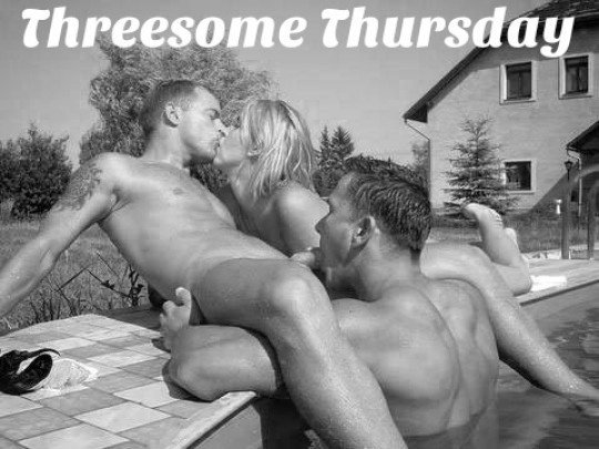 Photo by Bisex Kingdom with the username @Bibydesign,  September 19, 2020 at 1:25 PM. The post is about the topic #yesplease and the text says 'threesomes ... is there anything better?'
