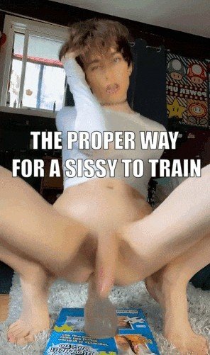 Photo by Sissygiflover with the username @Sissygiflover,  January 14, 2024 at 2:21 AM. The post is about the topic Sissy Captions