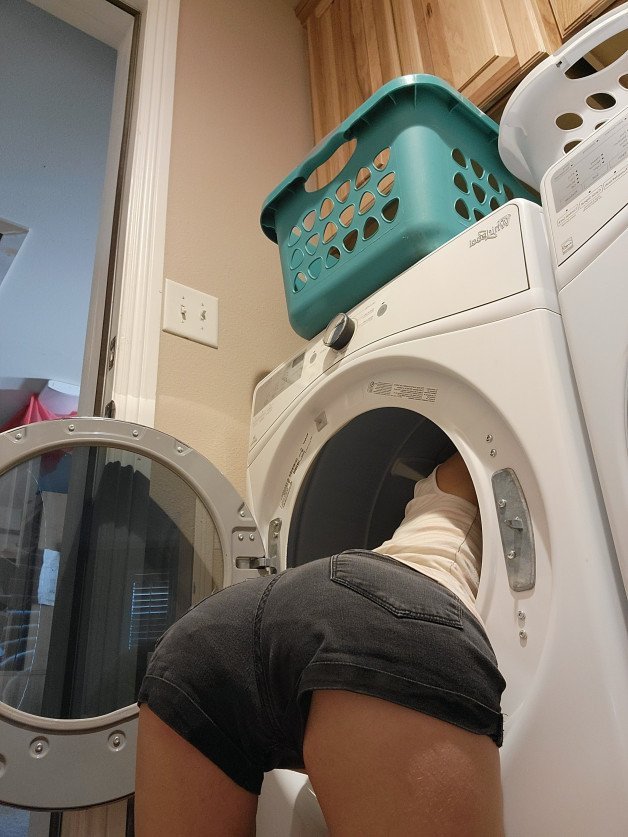 Photo by LiaNights with the username @LiaNights, who is a star user,  November 3, 2021 at 11:20 PM. The post is about the topic Cute Little Ass and the text says 'As a small person.. laundry day is difficult!

Are You gonna help me out?.. or just keep lookin'? #LiaNights'