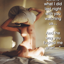 Shared Photo by BlackTie99 with the username @BlackTie99,  August 29, 2023 at 8:28 PM. The post is about the topic Hotwife Fantasies and the text says 'It was crazy but also extremely hot. And the smile your face at breakfast the next morning told me that you liked it too'