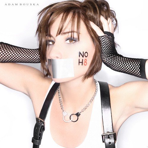 Photo by LilMissMorpho with the username @LilMissMorpho,  December 23, 2011 at 8:50 PM and the text says 'Legendary Ladies: Alison Scagliotti #Alison  #Scagliotti  #Warehouse  #13  #NOH8  #Celebrities'