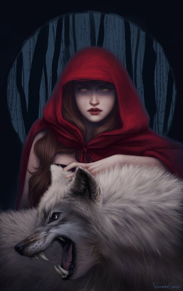 Photo by LilMissMorpho with the username @LilMissMorpho,  April 5, 2012 at 6:49 AM and the text says 'This picture reminds me of a haunting dream I once had, I&rsquo;ll never forget it either. The spirit of a pale girl in a Red Hood looking right at me, no wolf just her and her glowing red riding hood in the darkness of the night. Startled I awoke..'