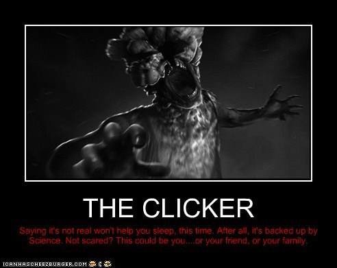 Photo by LilMissMorpho with the username @LilMissMorpho,  June 18, 2013 at 12:28 AM and the text says 'The Clicker: Stuff of Nightmares  #The  #Last  #of  #Us  #The  #Last  #of  #Us  #Memes  #memes  #gaming  #memes  #Game  #Informer  #gaming  #E3  #2013  #Sony  #E3  #Sony  #Playstation  #Survival  #Horror  #crude  #humor'