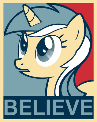 Photo by LilMissMorpho with the username @LilMissMorpho,  December 20, 2012 at 10:45 AM and the text says 'Believe #Bronies  #Brony  #Posts  #MLP  #Memes  #Mlp  #FiM  #Mlp  #FiM  #Fandom  #inspiration  #inspirational  #messages  #mlp'