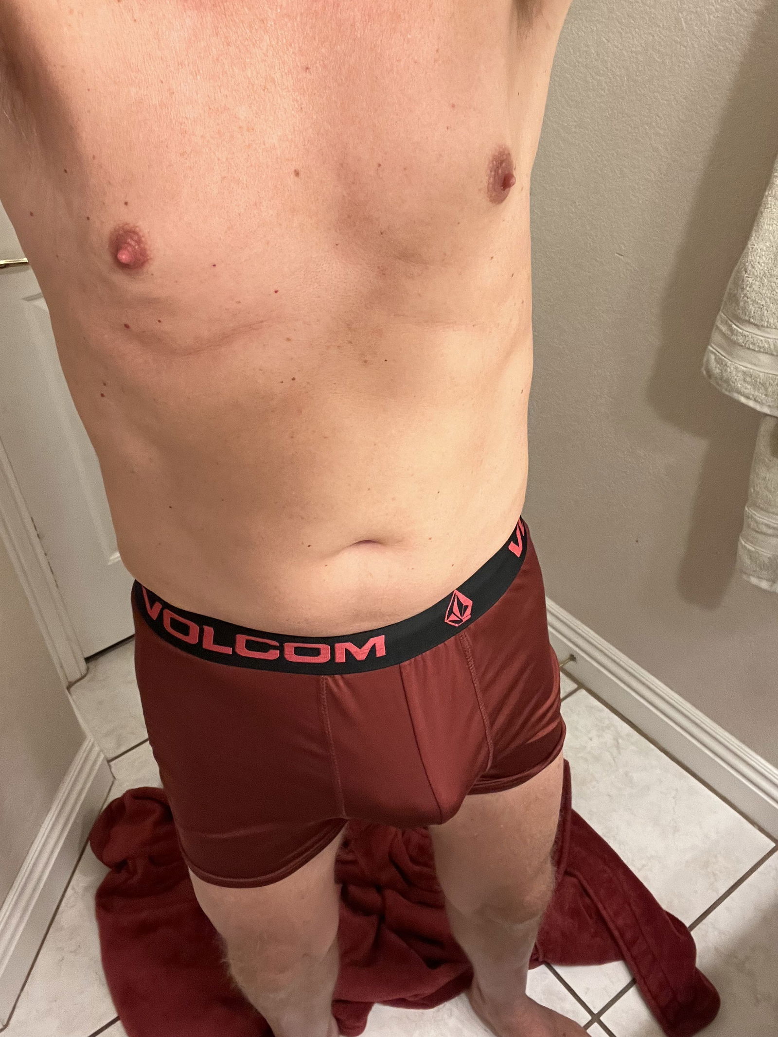 Album by Desertguy with the username @Desertguy, who is a verified user,  September 24, 2023 at 10:55 AM. The post is about the topic Men in Underwear or not and the text says 'Underwear on and off'